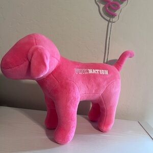 PINK Victoria's Secret Plush Dog Toy - Vibrant Pink